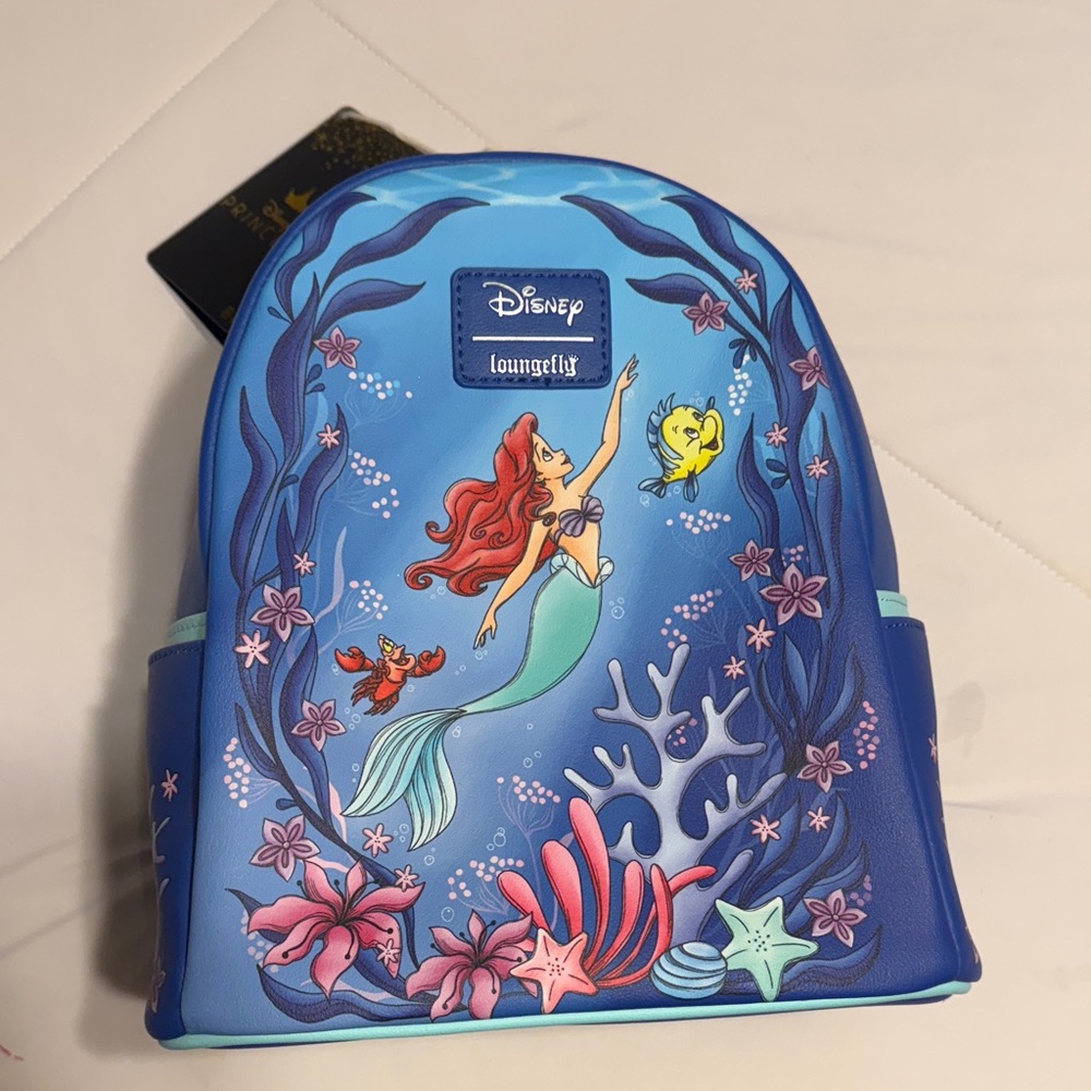Disney Loungefly Ariel Blue Backpack